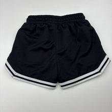 Load image into Gallery viewer, Unisex Cotton On, black sports style shorts elasticated, GUC, size 2,