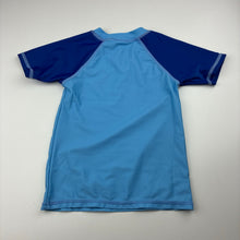 Load image into Gallery viewer, Unisex EwBob, short sleeve rashie/swim top, GUC, size 3-4,