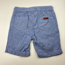 Load image into Gallery viewer, Boys Milkshake, blue cotton shorts elasticated, GUC, size 6,
