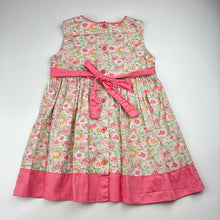 Load image into Gallery viewer, Girls OshKosh, floral cotton dress, wash fade, FUC, size 3, L: 50cm
