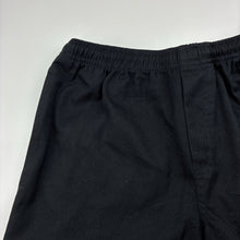 Load image into Gallery viewer, Boys BEARE &amp; LEY, black school shorts elasticated, EUC, size 12,