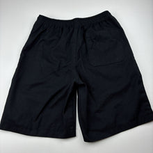 Load image into Gallery viewer, Boys BEARE &amp; LEY, black school shorts elasticated, EUC, size 12,