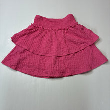 Load image into Gallery viewer, Girls Target, stretchy crinkle tiered skirt elasticated, GUC, size 7,