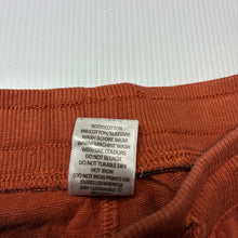 Load image into Gallery viewer, Boys Target, rust cotton shorts elasticated, EUC, size 7,