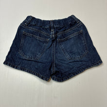 Load image into Gallery viewer, Girls Uniqlo, blue denim jean shorts adjustable, GUC, size 5-6,