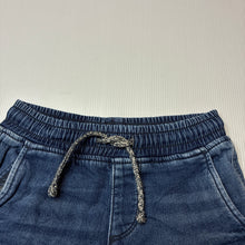 Load image into Gallery viewer, Boys Target, stretch knit denim shorts elasticated, GUC, size 3,