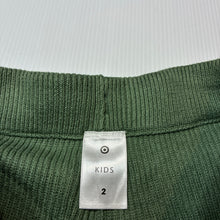 Load image into Gallery viewer, Unisex Target, khaki knit cotton shorts elasticated, EUC, size 2,