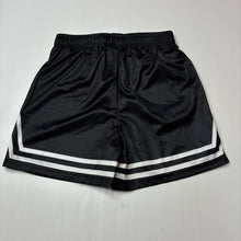Load image into Gallery viewer, Unisex black, lightweight shorts elasticated, EUC, size 10,