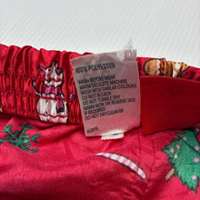 Load image into Gallery viewer, Girls Anko, lightweight Christmas pyjama shorts elasticated, EUC, size 6-8,