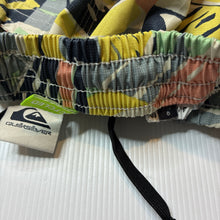 Load image into Gallery viewer, Boys Quiksilver, lightweight stretch board shorts elasticated, FUC, size 8,