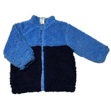 Load image into Gallery viewer, Boys KID, blue fleece zip-up sweater, FUC, size 1,