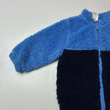 Load image into Gallery viewer, Boys KID, blue fleece zip-up sweater, FUC, size 1,