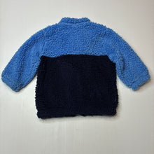 Load image into Gallery viewer, Boys KID, blue fleece zip-up sweater, FUC, size 1,