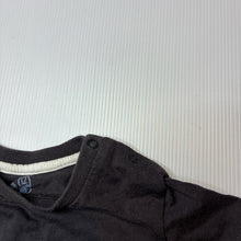 Load image into Gallery viewer, Boys grey, grey cotton t-shirt, GUC, size 0,