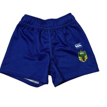 Load image into Gallery viewer, Boys NRL Authentics , Canterbury sports shorts elasticated, GUC, size 00,