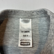 Load image into Gallery viewer, Unisex Bonds, grey marle tech sweats sweater/ jumper, EUC, size 0,
