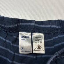 Load image into Gallery viewer, Boys Anko, cotton pyjama shorts elasticated, FUC, size 3,