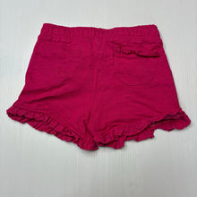 Load image into Gallery viewer, Girls Anko, pink cotton shorts elasticated, GUC, size 1,