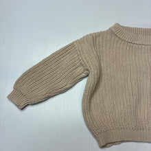 Load image into Gallery viewer, Unisex Petit Co, knitted cotton sweater/ jumper, EUC, size 0,