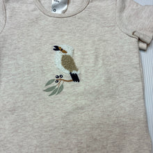 Load image into Gallery viewer, Unisex Anko, stretchy bodysuit/ romper, kookaburra, EUC, size 0,