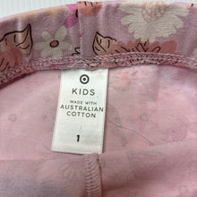 Load image into Gallery viewer, Girls Target, australian cotton blend bike shorts, unicorns, EUC, size 1,