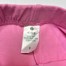 Load image into Gallery viewer, Girls Target, australian cotton blend bike shorts, EUC, size 1,