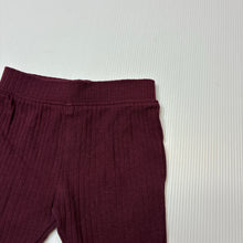 Load image into Gallery viewer, Girls Dymples, ribbed leggings/ bottoms elasticated, EUC, size 000,