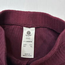 Load image into Gallery viewer, Girls Dymples, ribbed leggings/ bottoms elasticated, EUC, size 000,