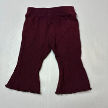 Load image into Gallery viewer, Girls Dymples, ribbed leggings/ bottoms elasticated, EUC, size 000,