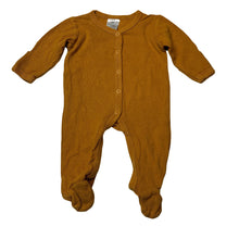 Load image into Gallery viewer, Unisex Baby Berry, ribbed coverall/ romper, GUC, size 0000,