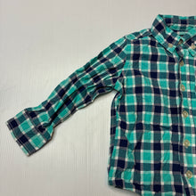 Load image into Gallery viewer, Boys Oshkosh, checked lightweight cotton long sleeve shirt, GUC, size 2,