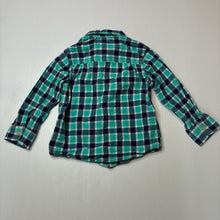 Load image into Gallery viewer, Boys Oshkosh, checked lightweight cotton long sleeve shirt, GUC, size 2,