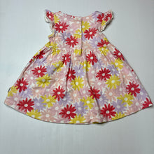 Load image into Gallery viewer, Girls Sprout, floral cotton dress, FUC, size 1, L: 45cm