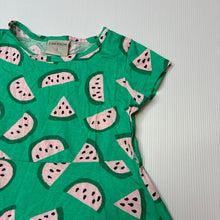 Load image into Gallery viewer, Girls Emerson, lightweight cotton dress, watermelon, EUC, size 1, L: 43cm
