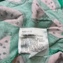 Load image into Gallery viewer, Girls Emerson, lightweight cotton dress, watermelon, EUC, size 1, L: 43cm