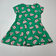 Load image into Gallery viewer, Girls Emerson, lightweight cotton dress, watermelon, EUC, size 1, L: 43cm