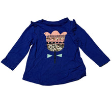 Load image into Gallery viewer, Girls Cotton On, cotton long sleeve tee/ top, sequin flower, GUC, size 1,