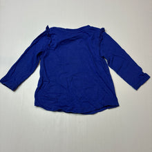 Load image into Gallery viewer, Girls Cotton On, cotton long sleeve tee/ top, sequin flower, GUC, size 1,