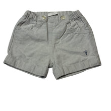 Load image into Gallery viewer, Boys Trussardi Baby, lined lightweight cotton shorts, elasticated, EUC, size 000,