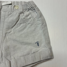 Load image into Gallery viewer, Boys Trussardi Baby, lined lightweight cotton shorts, elasticated, EUC, size 000,