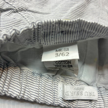 Load image into Gallery viewer, Boys Trussardi Baby, lined lightweight cotton shorts, elasticated, EUC, size 000,