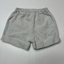 Load image into Gallery viewer, Boys Trussardi Baby, lined lightweight cotton shorts, elasticated, EUC, size 000,