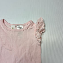 Load image into Gallery viewer, Girls Dymples, broderie trim bodysuit/ romper, EUC, size 000,