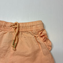 Load image into Gallery viewer, Girls Sprout, lightweight cotton shorts elasticated, EUC, size 00,