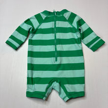 Load image into Gallery viewer, Unisex Cotton On, long sleeve swim one piece/ rashy suit, GUC, size 00,