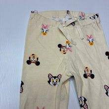 Load image into Gallery viewer, Girls H&amp;M Disney, ribbed leggings/ bottoms, adjustable, EUC, size 1,