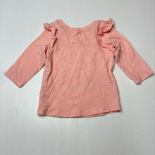 Load image into Gallery viewer, Girls Dymples, pink cotton long sleeve top, farmyard animals, EUC, size 00,