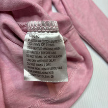 Load image into Gallery viewer, Girls Favourites, Australian cotton blend long sleeve tee / top, EUC, size 00,