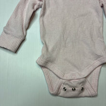 Load image into Gallery viewer, Girls Baby Berry, ribbed ruffle bodysuit/ romper, GUC, size 0,