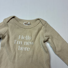 Load image into Gallery viewer, Unisex Cotton On, organic cotton blend bodysuit/ romper, EUC, size 000,